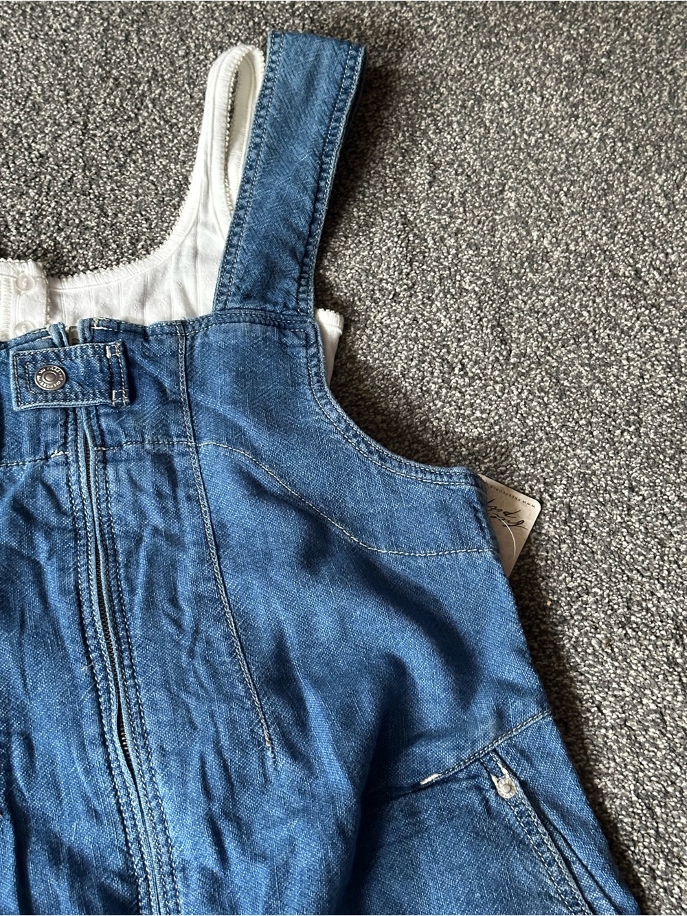 Free People We The Free Jude Shortalls & tank - Picture 8 of 10